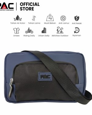 Tas PAC UP ORYX berwarna biru navy